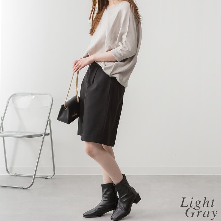 ドルマンシルエット5分袖ニット | A.NATALY | 詳細画像8 