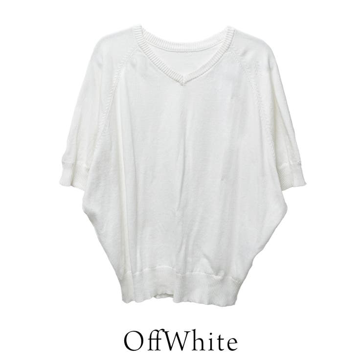 ドルマンシルエット5分袖ニット | A.NATALY | 詳細画像11 