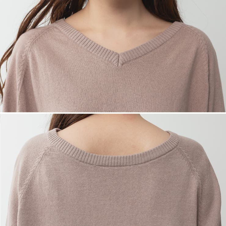 ドルマンシルエット5分袖ニット | A.NATALY | 詳細画像17 