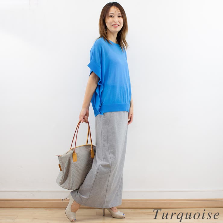 天竺ニットポンチョ | A.NATALY | 詳細画像2 