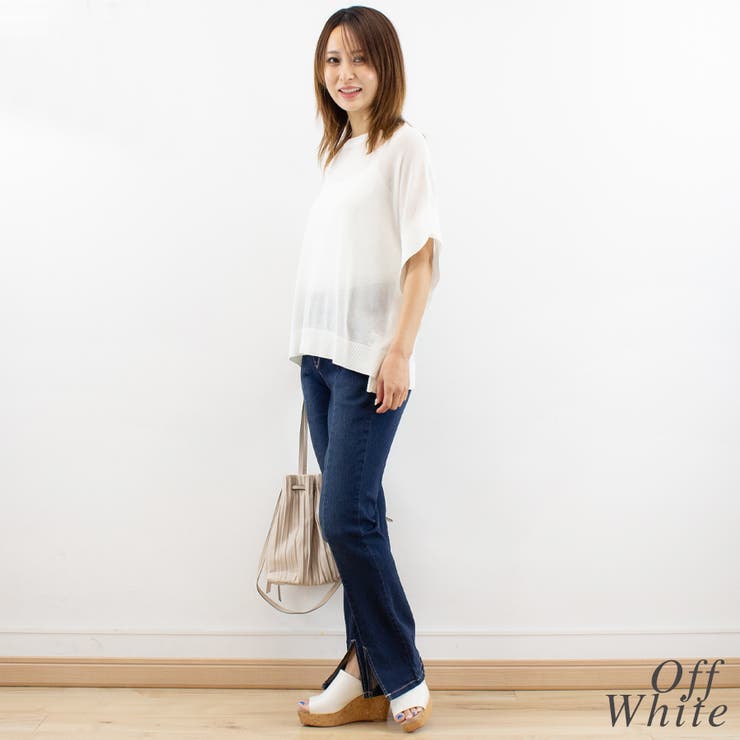 天竺ニットポンチョ | A.NATALY | 詳細画像4 