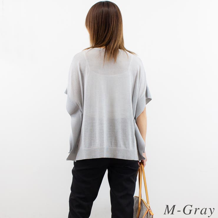 天竺ニットポンチョ | A.NATALY | 詳細画像5 