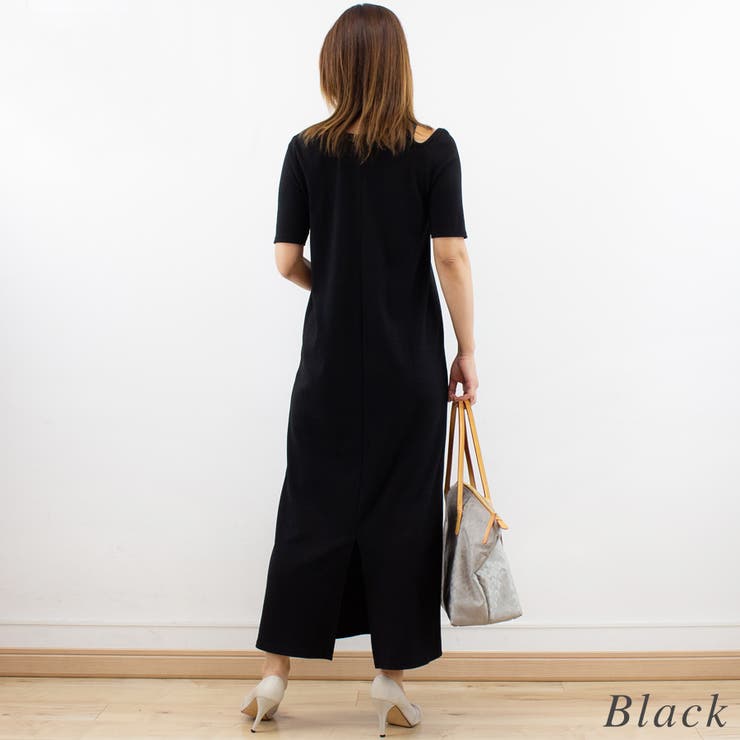 カットリブカットアウトワンピース | A.NATALY | 詳細画像2 