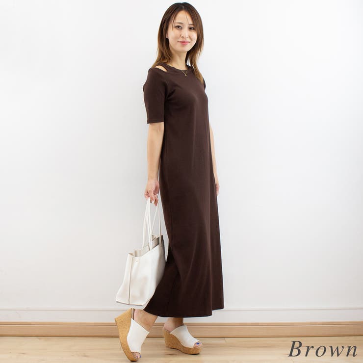 カットリブカットアウトワンピース | A.NATALY | 詳細画像3 