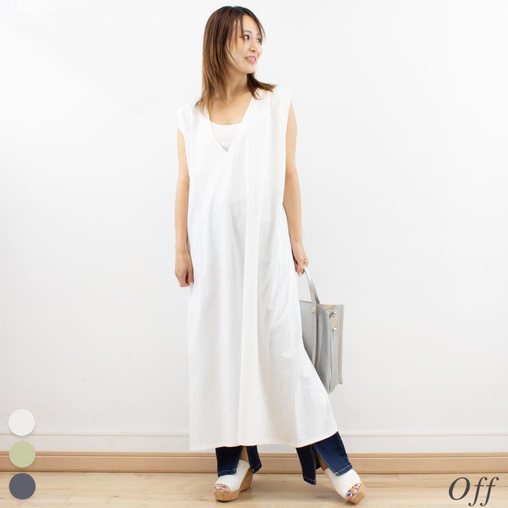 コットン2WAYワンピース[品番：ACTW0004405]｜A.NATALY