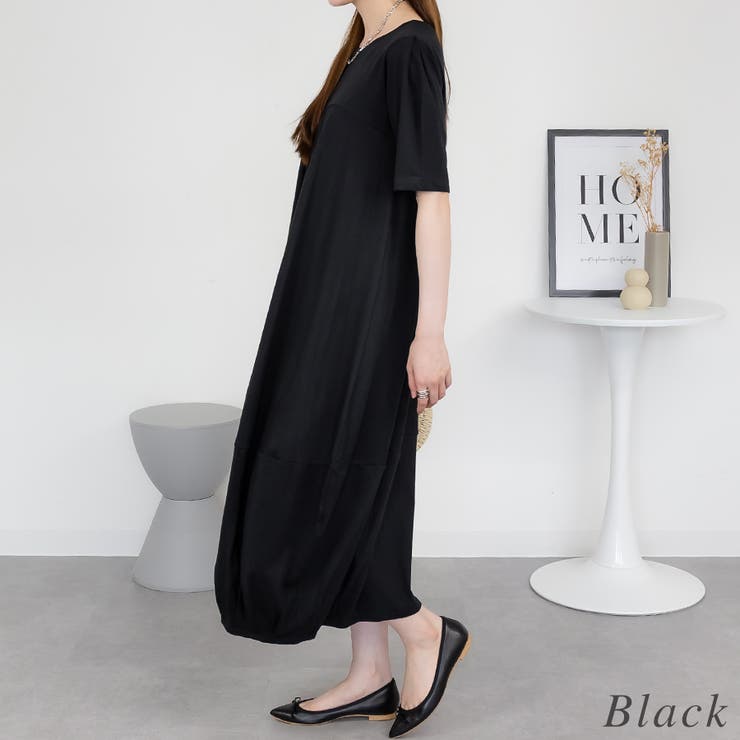 半袖バルーンロングワンピース | A.NATALY | 詳細画像5 