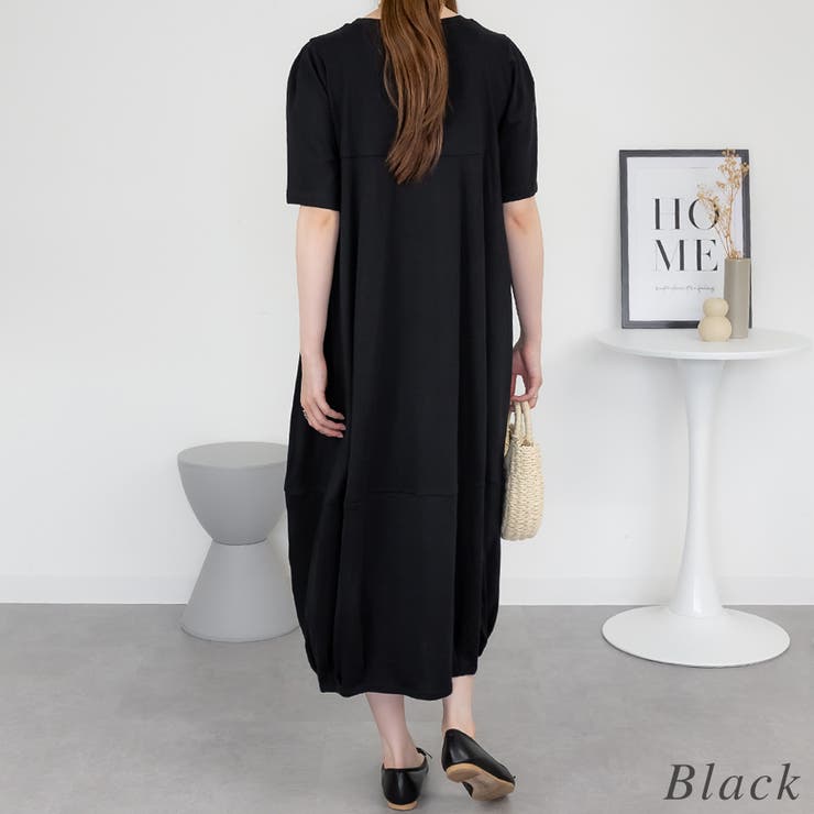 半袖バルーンロングワンピース | A.NATALY | 詳細画像6 