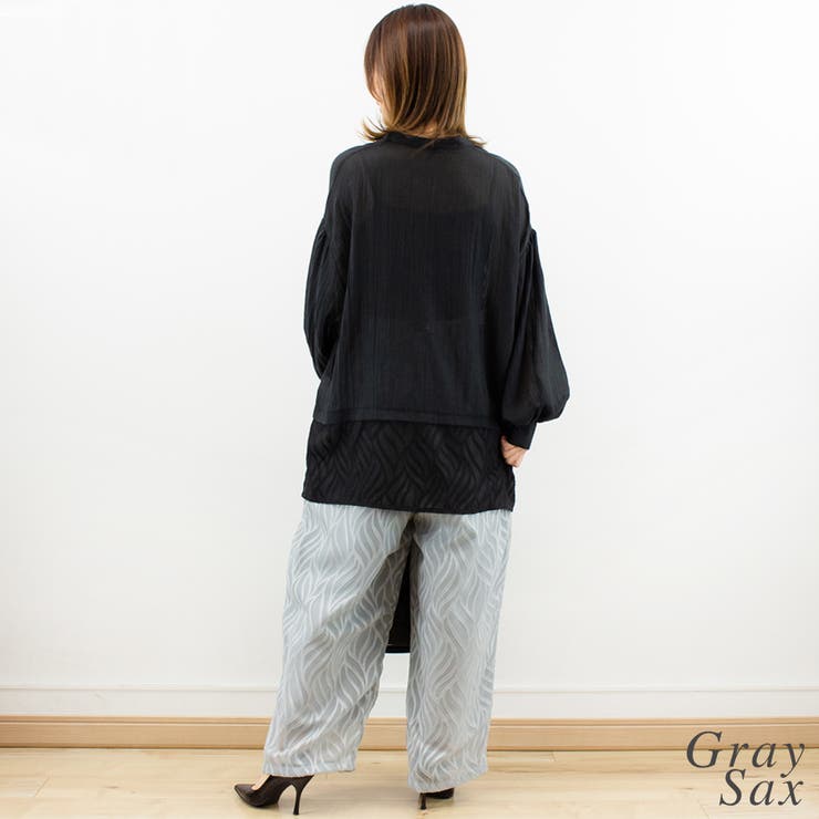 シアージャガードタックパンツ[品番：ACTW0004371]｜A.NATALY
