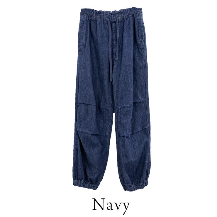 ライトオンスデニムリラックスワイドパラシュートパンツ | A.NATALY | 詳細画像8 