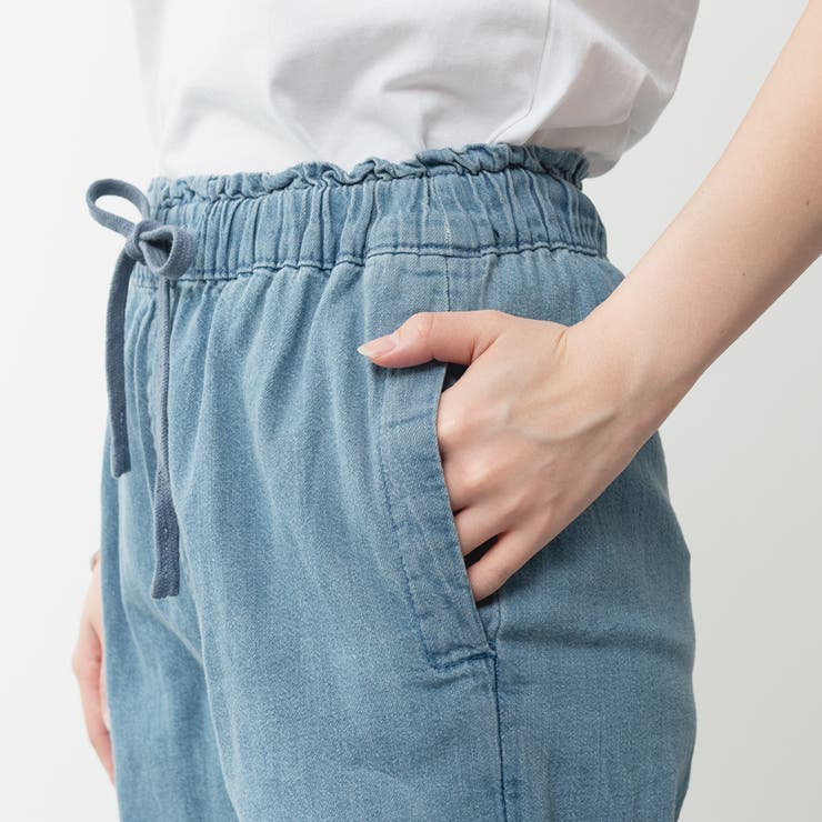 ライトオンスデニムリラックスワイドパラシュートパンツ | A.NATALY | 詳細画像12 