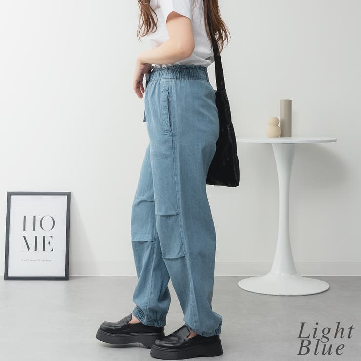 ライトオンスデニムリラックスワイドパラシュートパンツ | A.NATALY | 詳細画像3 