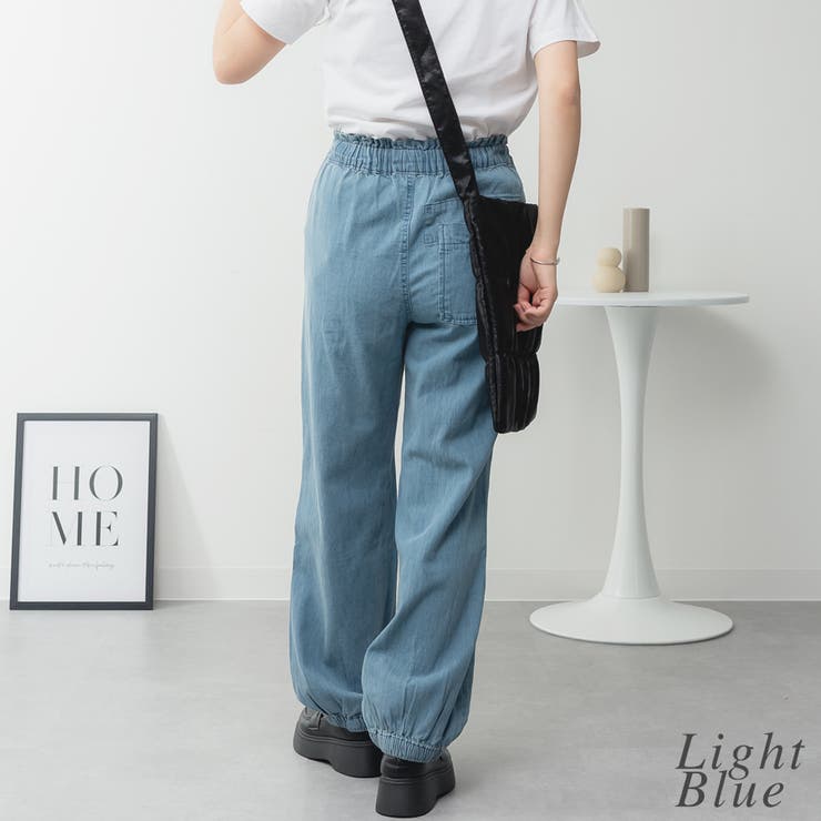 ライトオンスデニムリラックスワイドパラシュートパンツ | A.NATALY | 詳細画像4 