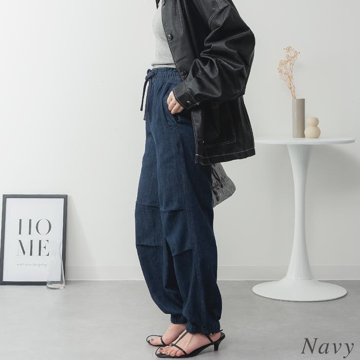 ライトオンスデニムリラックスワイドパラシュートパンツ | A.NATALY | 詳細画像5 