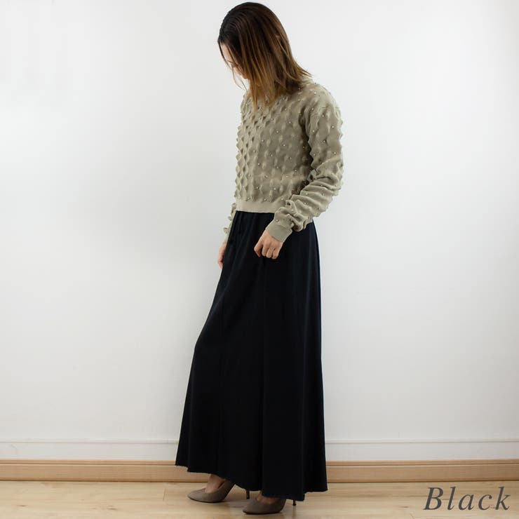 ミニ裏毛裾切りっぱなしフレアスカート | A.NATALY | 詳細画像5 