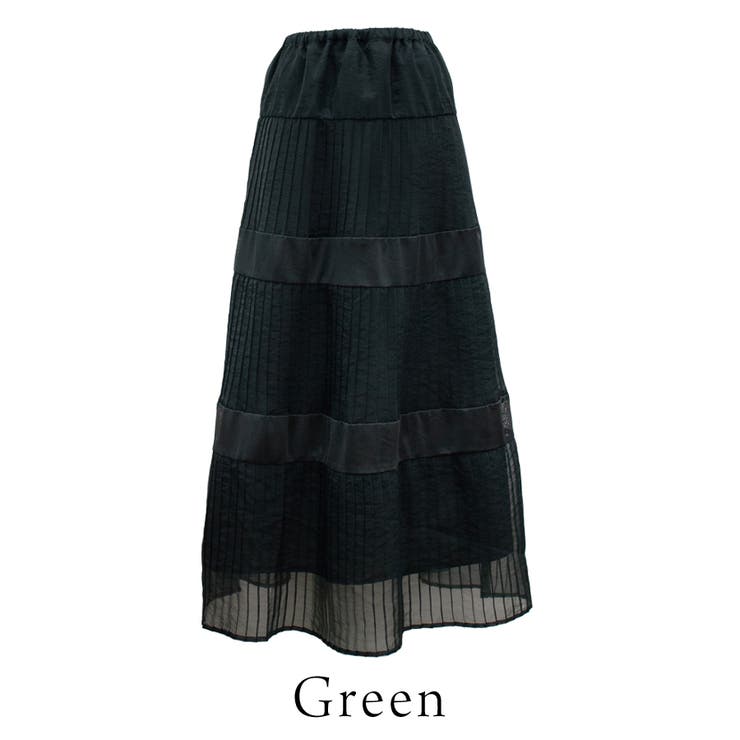 シアープリーツメッシュティアードスカート | A.NATALY | 詳細画像8 