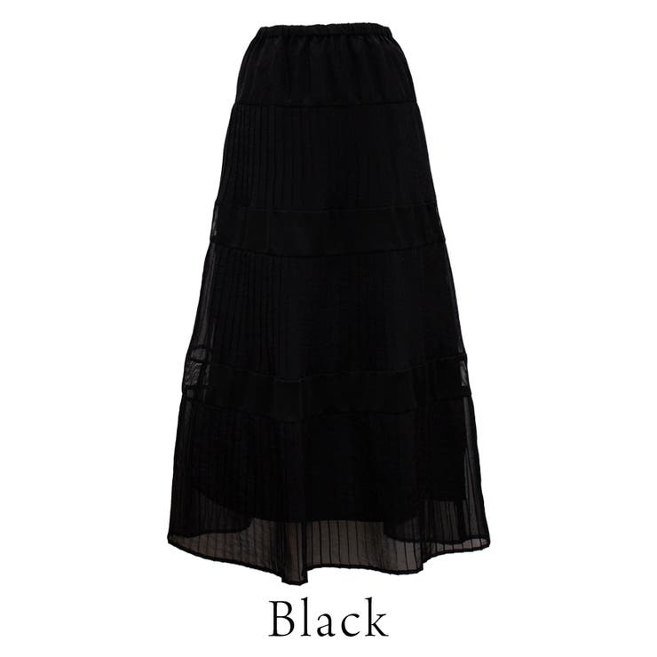 シアープリーツメッシュティアードスカート | A.NATALY | 詳細画像9 