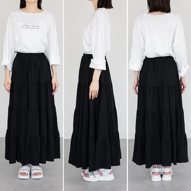 3段ティアードマキシスカート | A.NATALY | 詳細画像10 