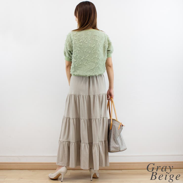 3段ティアードマキシスカート | A.NATALY | 詳細画像4 