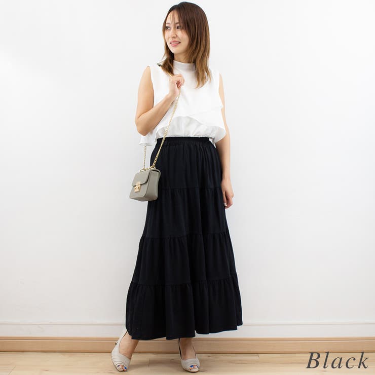 3段ティアードマキシスカート | A.NATALY | 詳細画像6 