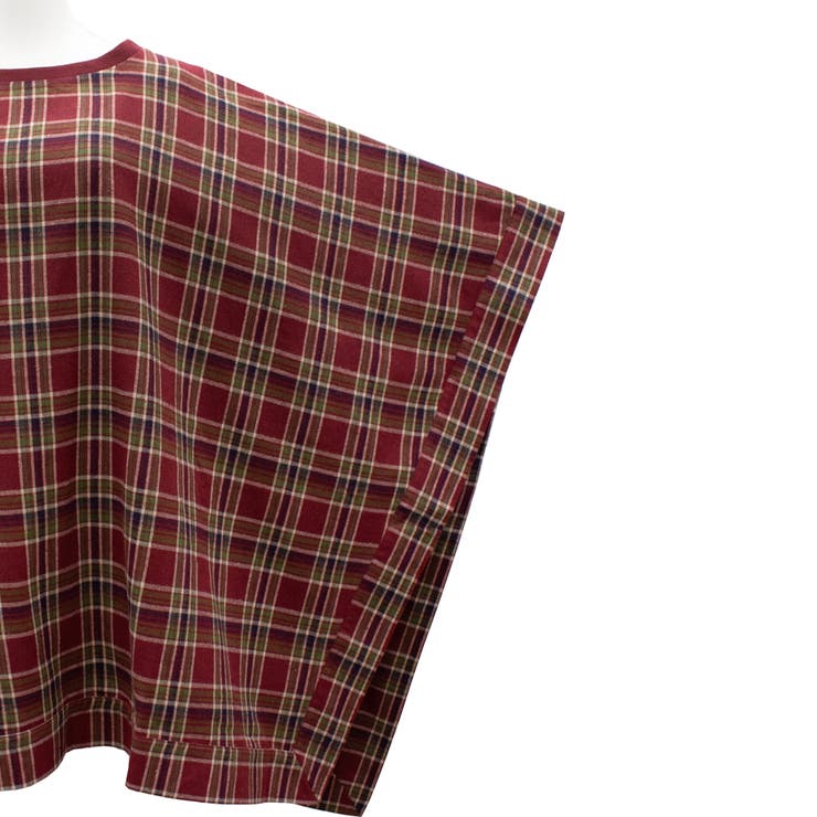 ビエラチェックポンチョ | A.NATALY | 詳細画像17 