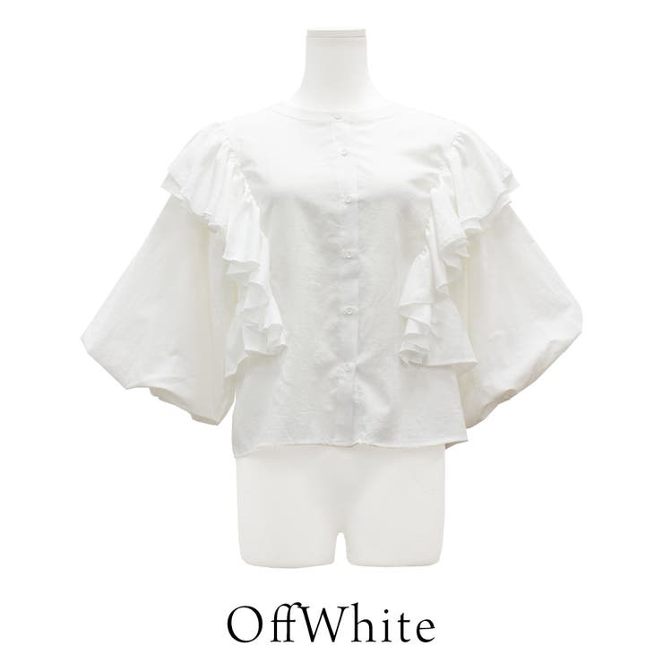 バルーンスリーブフリルブラウス | A.NATALY | 詳細画像7