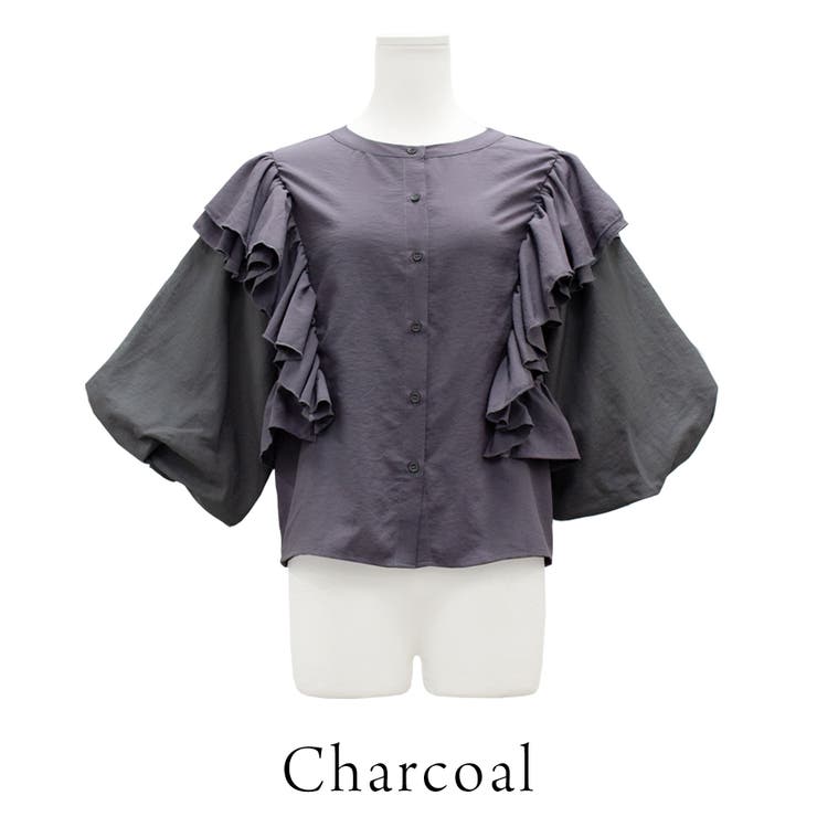 バルーンスリーブフリルブラウス | A.NATALY | 詳細画像8