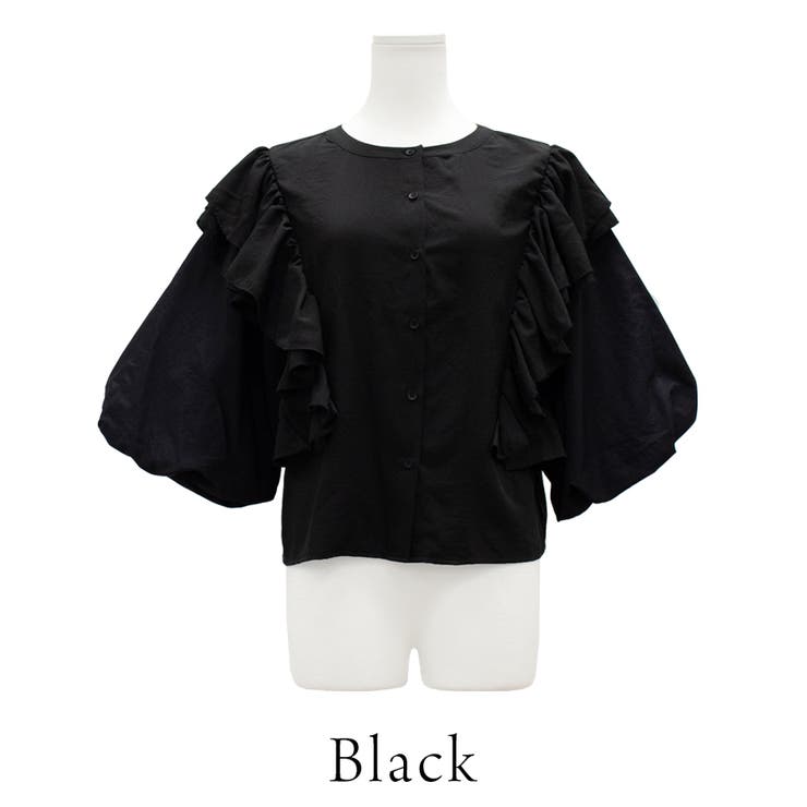 バルーンスリーブフリルブラウス | A.NATALY | 詳細画像9