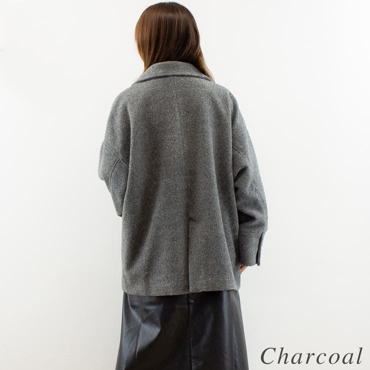 スライバーニットダブルコート | A.NATALY | 詳細画像7 