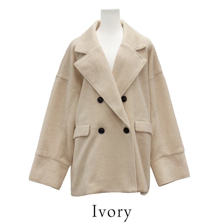 スライバーニットダブルコート | A.NATALY | 詳細画像9 