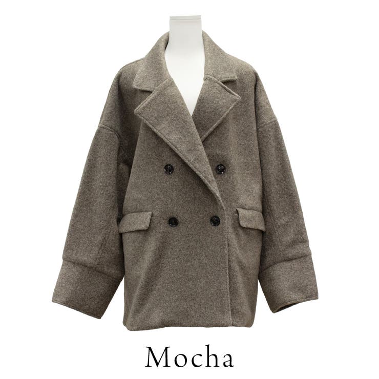 スライバーニットダブルコート | A.NATALY | 詳細画像10 