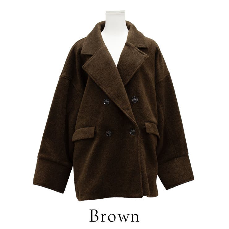 スライバーニットダブルコート | A.NATALY | 詳細画像11 