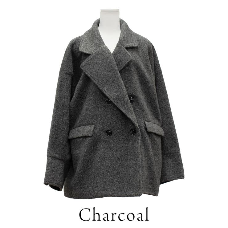 スライバーニットダブルコート | A.NATALY | 詳細画像12 