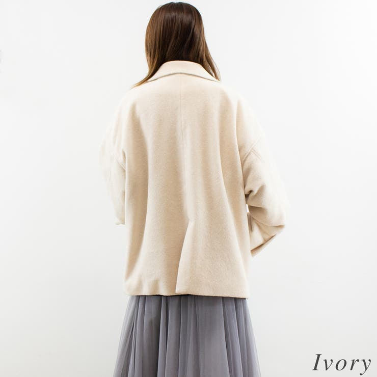 スライバーニットダブルコート | A.NATALY | 詳細画像3 