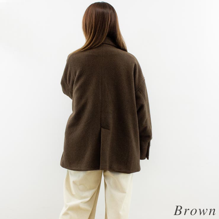 スライバーニットダブルコート | A.NATALY | 詳細画像5 