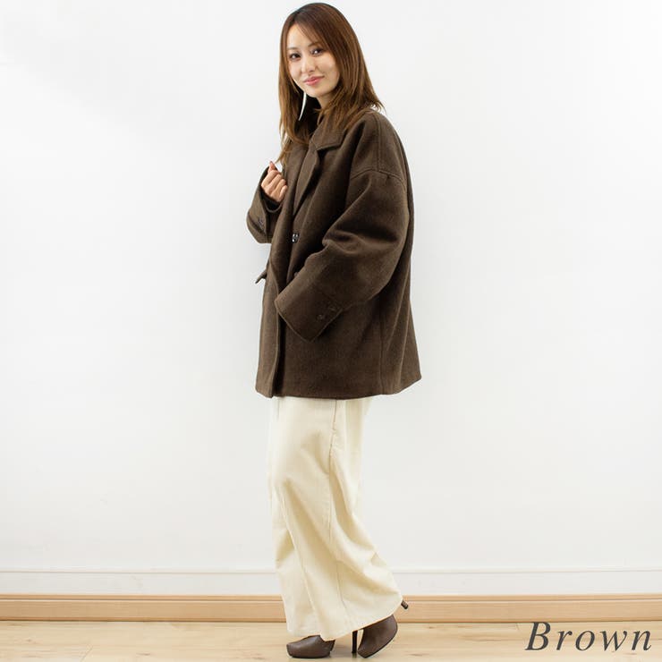 スライバーニットダブルコート | A.NATALY | 詳細画像6 