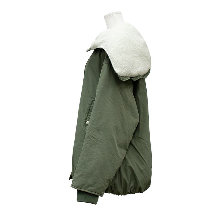 ファイバーダウンフードボアバルーンミドルブルゾン | A.NATALY | 詳細画像12 