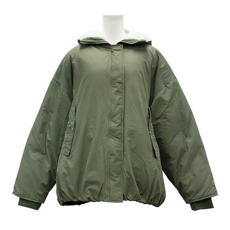 ファイバーダウンフードボアバルーンミドルブルゾン | A.NATALY | 詳細画像14 