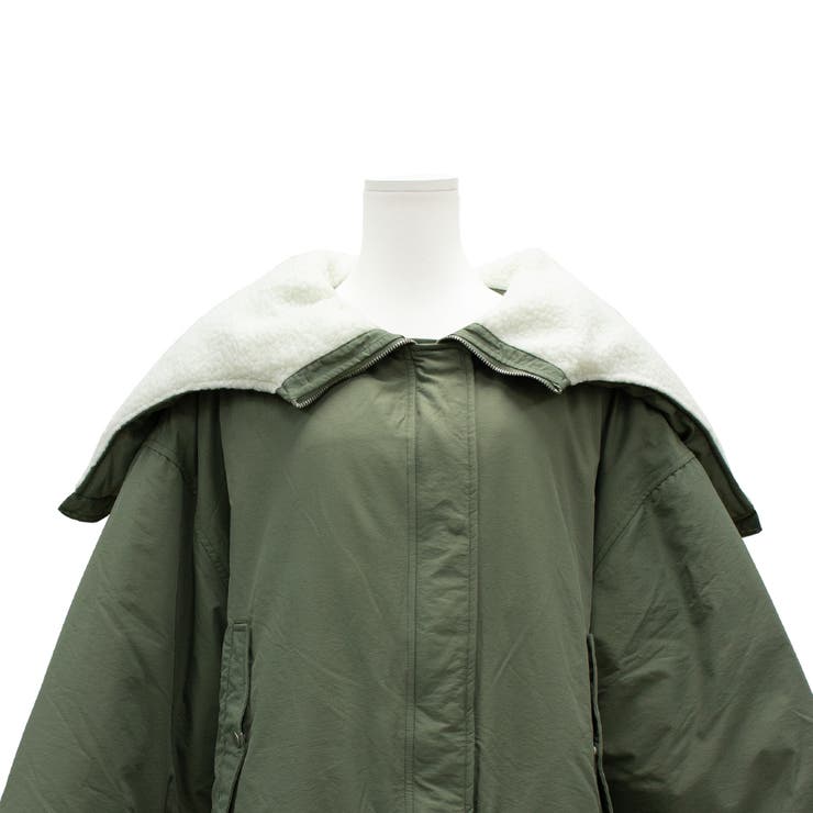 ファイバーダウンフードボアバルーンミドルブルゾン | A.NATALY | 詳細画像17 