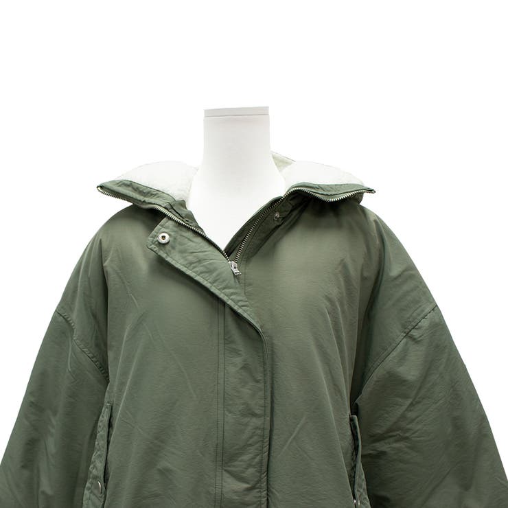 ファイバーダウンフードボアバルーンミドルブルゾン | A.NATALY | 詳細画像21 