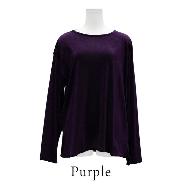 メッシュベロアプルオーバー | A.NATALY | 詳細画像10 