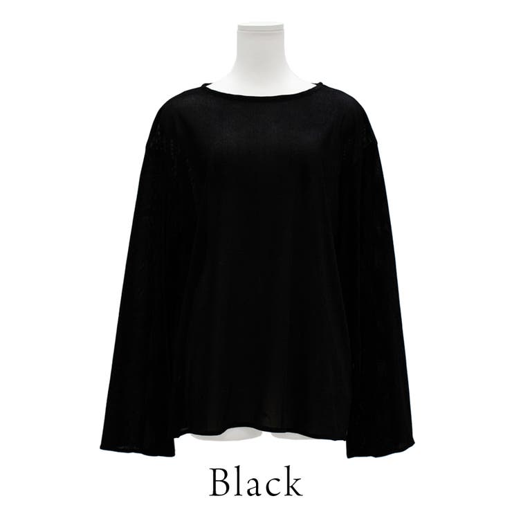 メッシュベロアプルオーバー | A.NATALY | 詳細画像12 