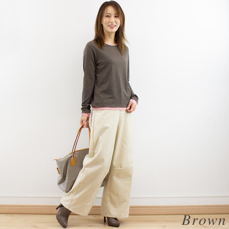 杢天竺配色プルオーバー | A.NATALY | 詳細画像2 