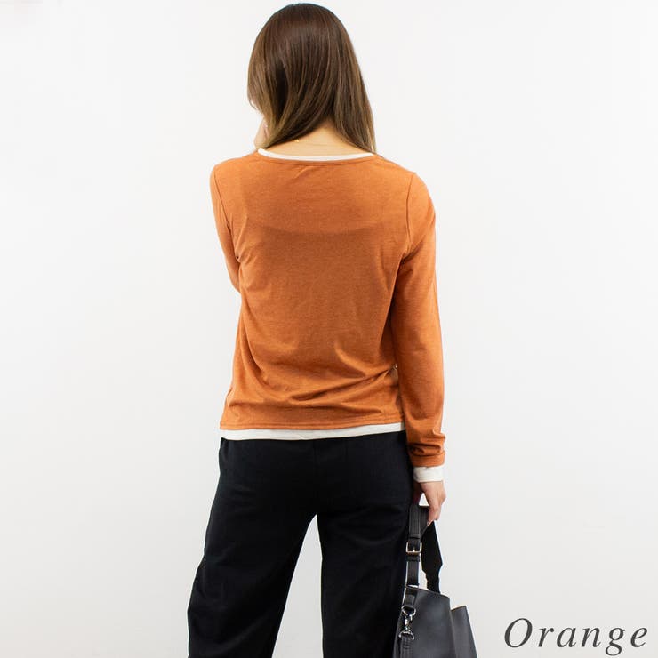 杢天竺配色プルオーバー | A.NATALY | 詳細画像3 