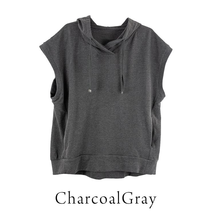 ミニ裏毛ノースリーブパーカー | A.NATALY | 詳細画像8 