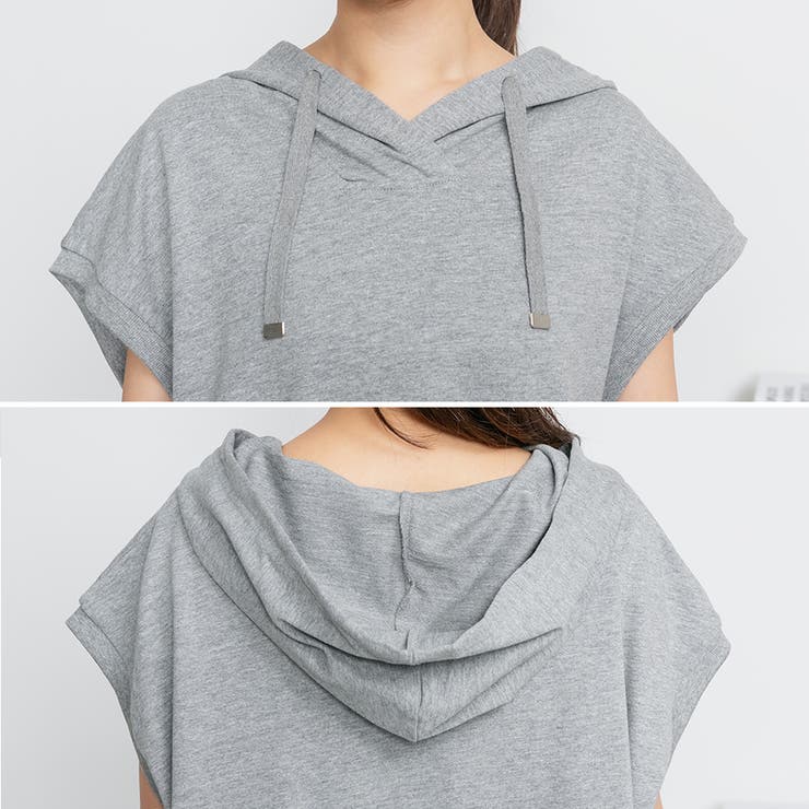 ミニ裏毛ノースリーブパーカー | A.NATALY | 詳細画像11 