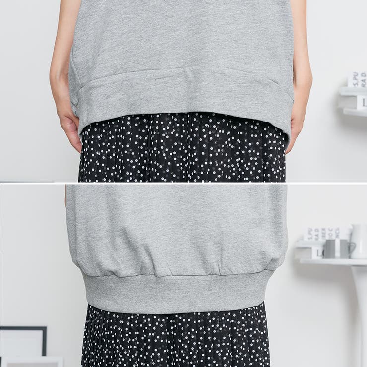 ミニ裏毛ノースリーブパーカー | A.NATALY | 詳細画像12 