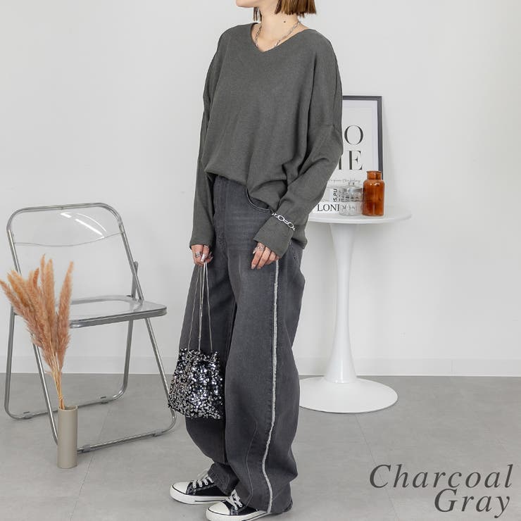 ドルマンスリーブVネックTシャツ | A.NATALY | 詳細画像14 