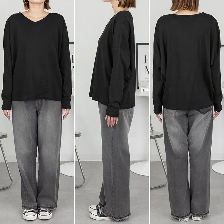 ドルマンスリーブVネックTシャツ | A.NATALY | 詳細画像25 