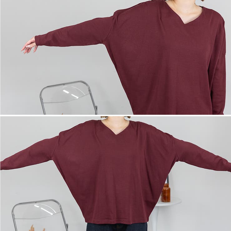 ドルマンスリーブVネックTシャツ | A.NATALY | 詳細画像28 