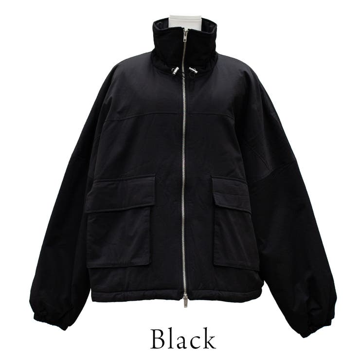 合繊ツイル中綿スタンドジャケット | A.NATALY | 詳細画像12 